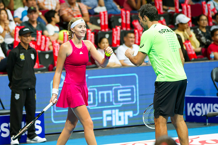 Kristina Mlandenovic and Nenad Zimonjic