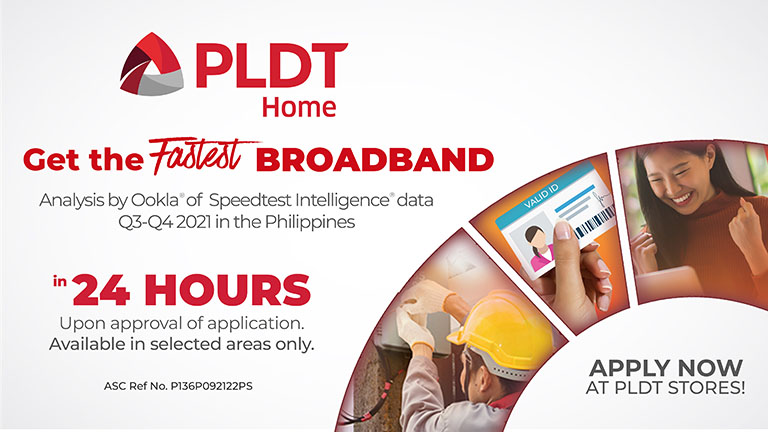 PLDT Home 24 hours Quick Connect