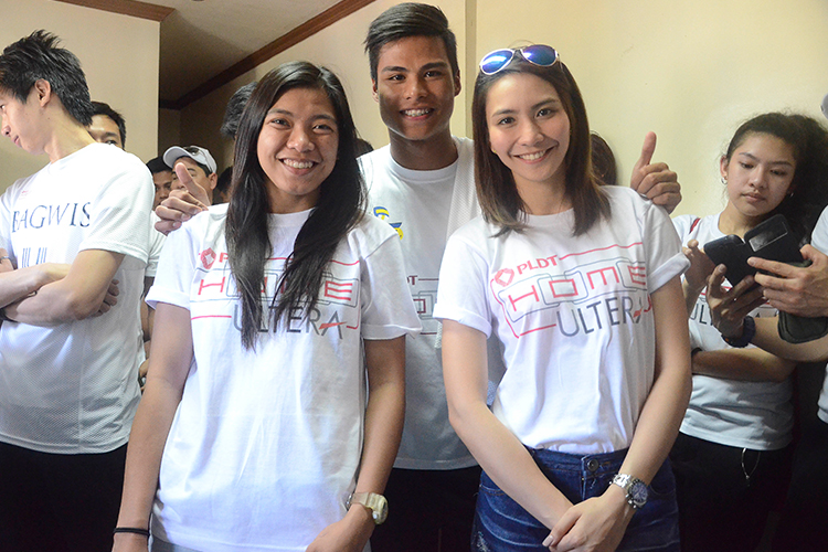 Alyssa Valdez, John Vic De Guzman, Rachel Daquis