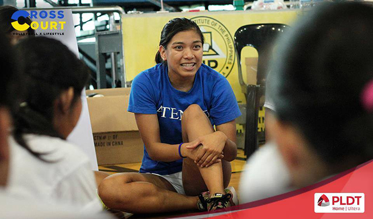 Alyssa Valdez Skills Camp at TIP Manila 2016