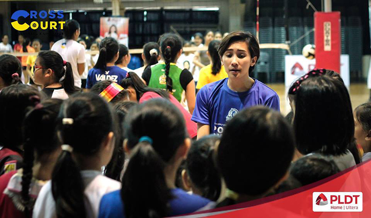 Alyssa Valdez Skills Camp at CSA Binan, Laguna 2016