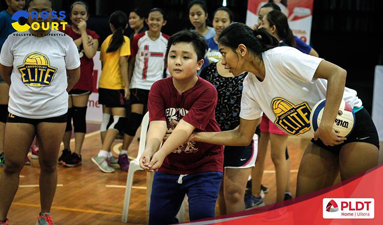 Alyssa Valdez Skills Camp at CSA Binan, Laguna 2016