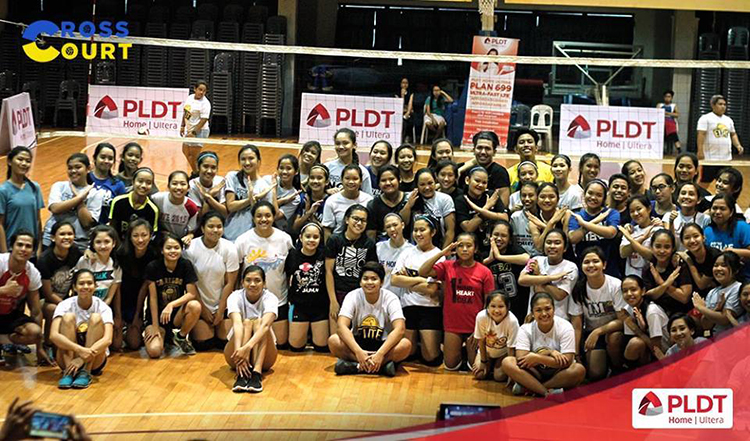 Alyssa Valdez Skills Camp at CSA Binan, Laguna 2016