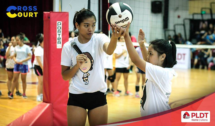 Alyssa Valdez Skills Camp at CSA Binan, Laguna 2016