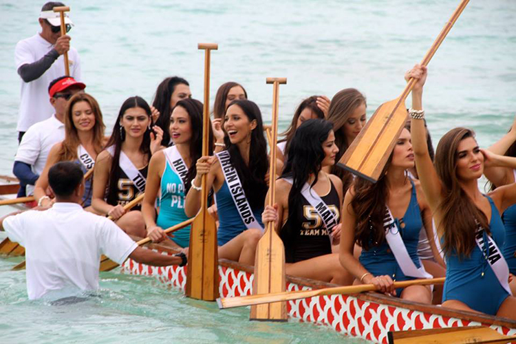 Miss Universe in Boracay