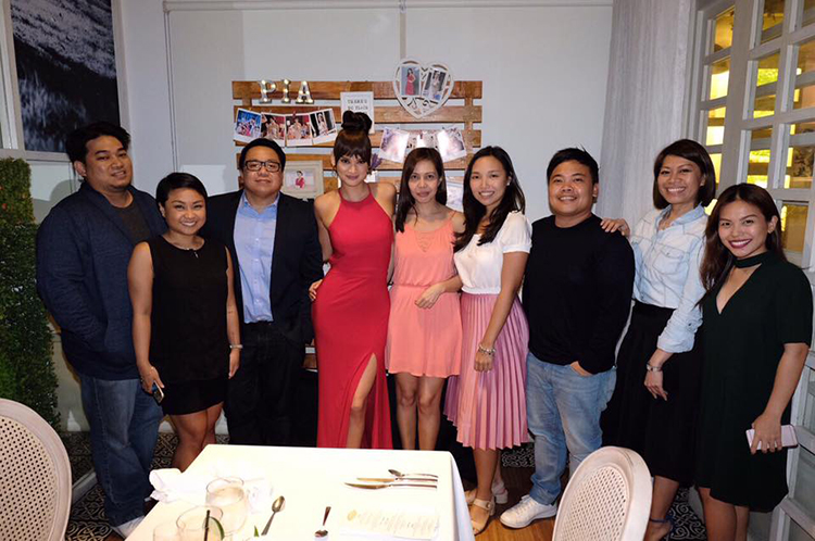 Miss Universe Pia Wurtzbach's birthday in Manila