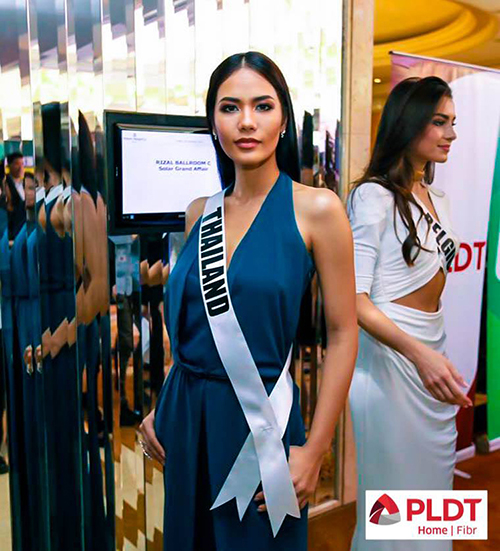 PLDT HOME Fibr powers Miss Universe