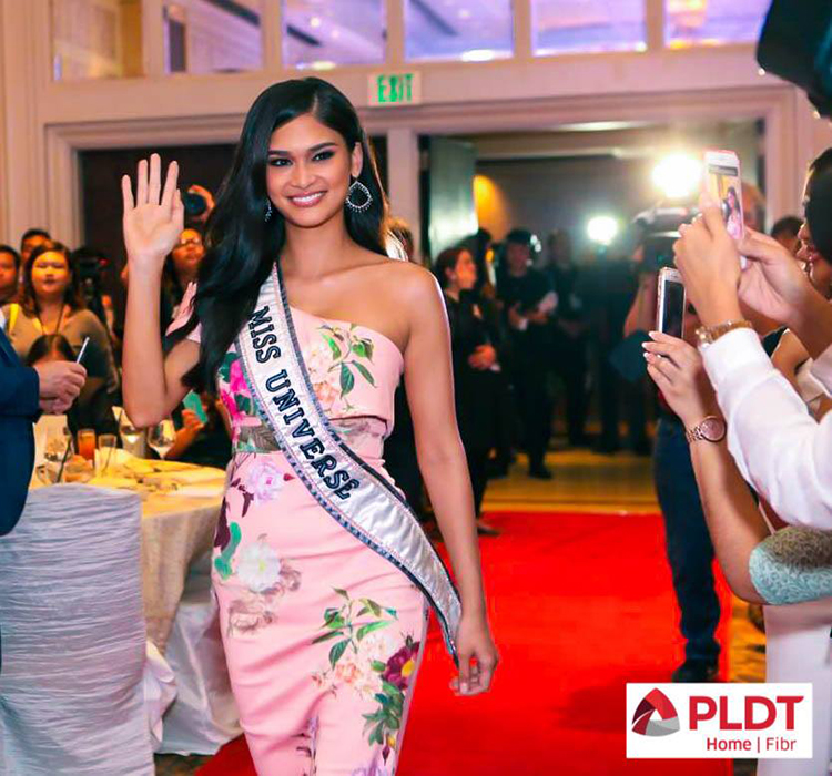 PLDT HOME Fibr powers Miss Universe