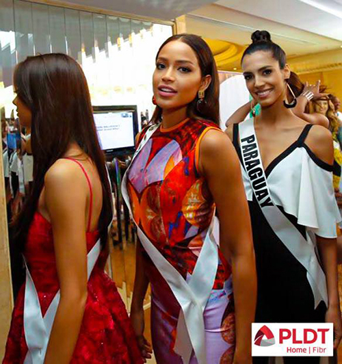 PLDT HOME Fibr powers Miss Universe