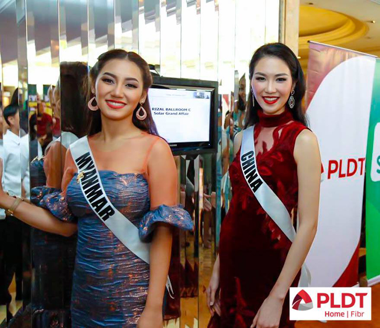 PLDT HOME Fibr powers Miss Universe