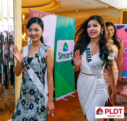 PLDT HOME Fibr powers Miss Universe