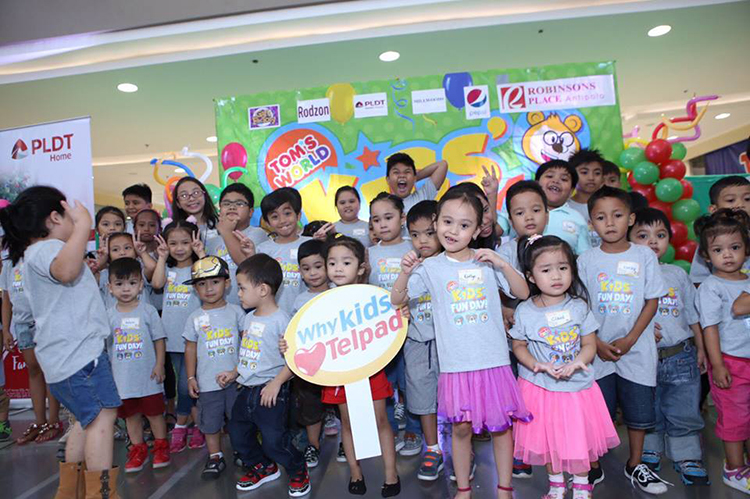 #PLDTHOMETelpad Tom's World Kids' Fun Day